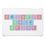 Periodic
 Table
 Writer  iPad Mini Cases