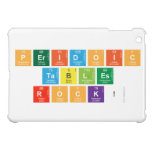 PERIDOIC
 TABLES
 ROCK!  iPad Mini Cases