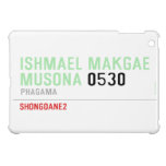 ISHMAEL MAKGAE MUSONA  iPad Mini Cases