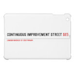 Continuous Improvement Street  iPad Mini Cases