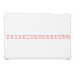 periodictablewriter  iPad Mini Cases