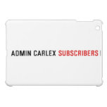 Admin carLEX  iPad Mini Cases