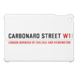 Carbonaro street  iPad Mini Cases