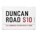 Duncan Road  iPad Mini Cases