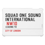 SQUAD ONE SOUND INTERNATIONAL   iPad Mini Cases