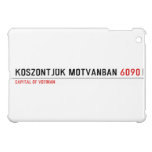 Köszöntjük Mótvánban  iPad Mini Cases