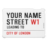 Your Name Street  iPad Mini Cases