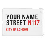 Your Name Street  iPad Mini Cases