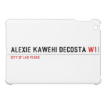 alexie kawehi decosta  iPad Mini Cases