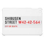 shibusen street  iPad Mini Cases