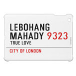 LEBOHANG MAHADY  iPad Mini Cases