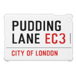 PUDDING LANE  iPad Mini Cases