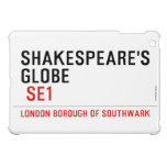 Shakespeare's globe   iPad Mini Cases