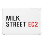 MILK  STREET  iPad Mini Cases