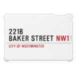 221B BAKER STREET  iPad Mini Cases