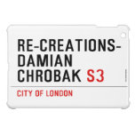 Re-creations- Damian  Chrobak  iPad Mini Cases
