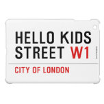 Hello kids  Street  iPad Mini Cases