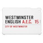Westminster English  iPad Mini Cases