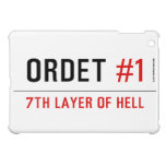 ORDET  iPad Mini Cases