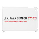 Jln. Raya sembon  iPad Mini Cases