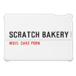SCRATCH BAKERY  iPad Mini Cases