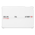 COLLEN.             KA.                 ATHINY  iPad Mini Cases