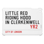 Little Red  Riding Hood  in CLERKENWELL   iPad Mini Cases