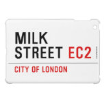 Milk  Street  iPad Mini Cases