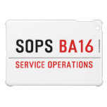SOPS  iPad Mini Cases