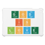 God
 is
 love  iPad Mini Cases