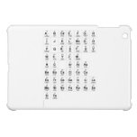 ABCDEFGH
 IJKLMNDO
 PQRSTUV
 WXYZM 
 NC ARATAS
 BEBACACLCECU
 ESFRGAGEINLILA
 MONINOPARARUSE
 SITA
   iPad Mini Cases