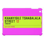 Khanyisile Tshabalala Street  iPad Mini Cases