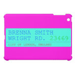 Brenna Smith Wright Rd.  iPad Mini Cases