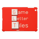 Game
 Letter
 Tiles  iPad Mini Cases