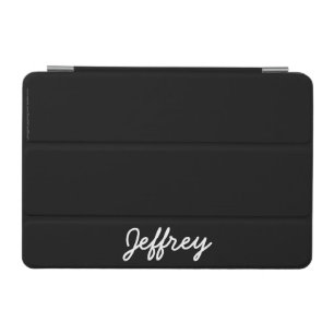 iPad Mini Cover, Black and White, Personalized Cover