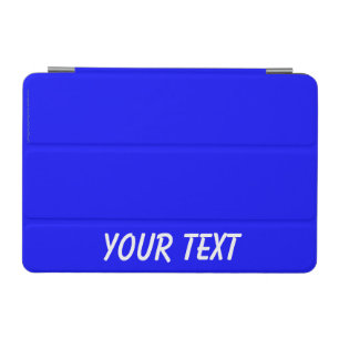 iPad Mini Cover, Blue and White, Personalized Cover
