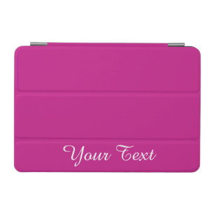 iPad Mini Cover, Hot Pink and White, Personalized Cover