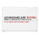 @ChrisSanClaire  iPad MiniHoesjes