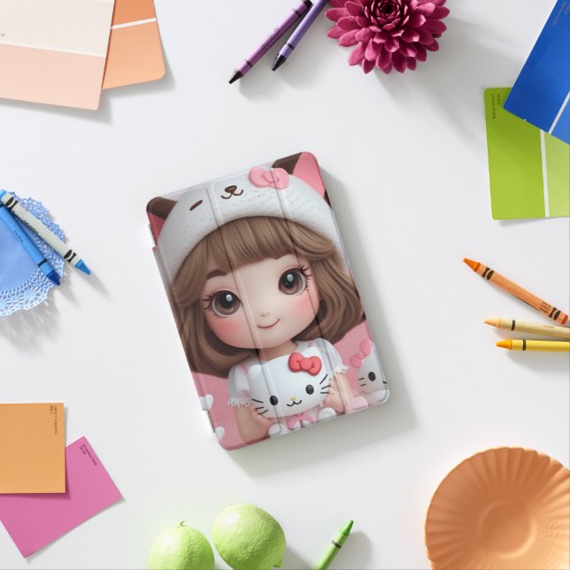 iPad protection Kawaii Daughter & Cute Cute Mini Cover (In Situ)