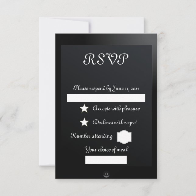 Ipad RSVP Card (Front)