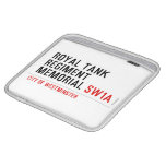 royal tank regiment memorial  iPad Sleeves