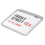 Friday  street  iPad Sleeves