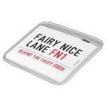 Fairy Nice  Lane  iPad Sleeves