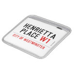 Henrietta  Place  iPad Sleeves