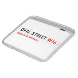 Oval Street  iPad Sleeves