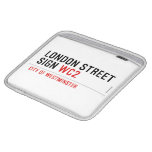LONDON STREET SIGN  iPad Sleeves