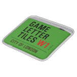 Game Letter Tiles  iPad Sleeves