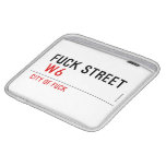 FUCK street   iPad Sleeves