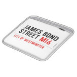 JAMES BOND STREET  iPad Sleeves