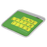 Game Letter Tiles  iPad Sleeves